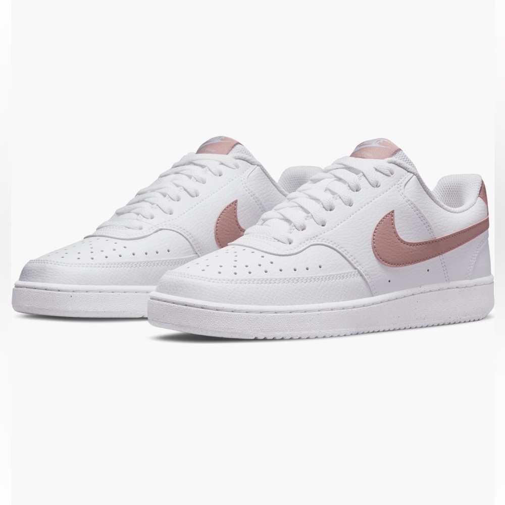 Nike Court Vision Low Women’s Shoes White/Pink Size 7